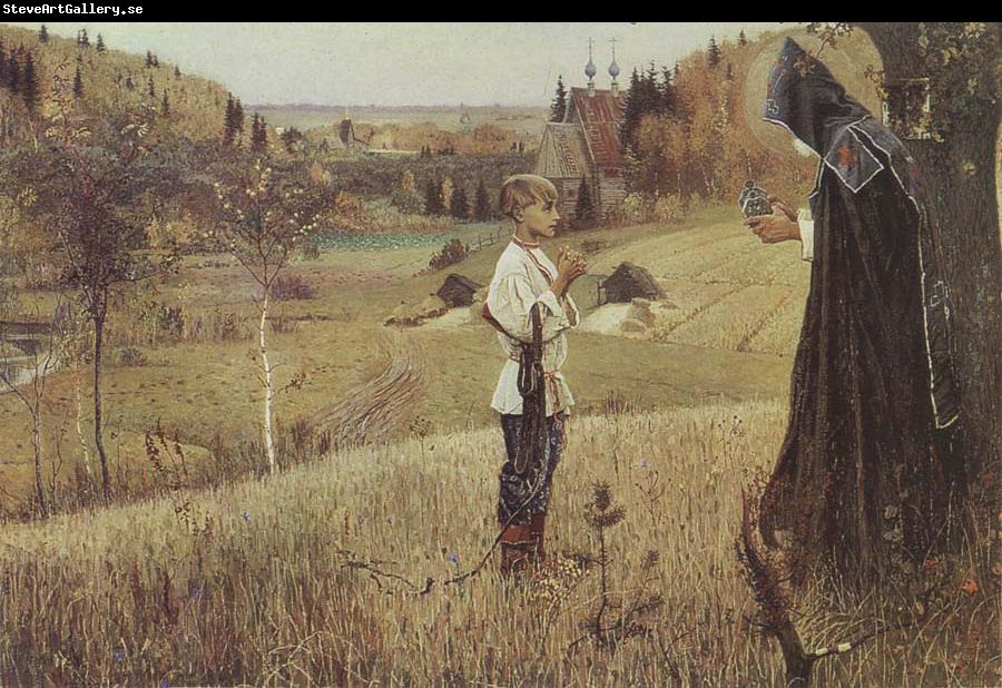 Mikhail Nesterov The Vision of the Boy Bartholomew